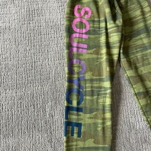 Camo aviator nation x soulcycle sweatpants